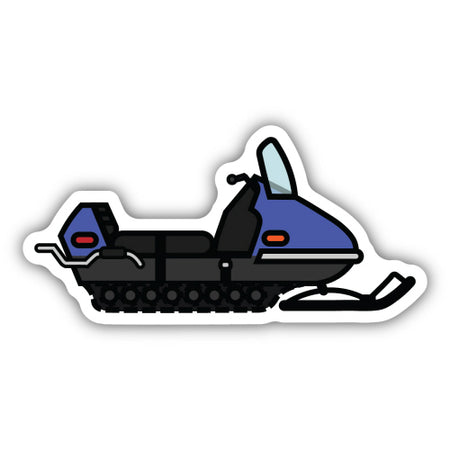 Snowmobile Sticker, 3in