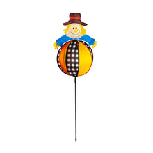 Load image into Gallery viewer, Fall Round Panel Pinwheel Spinner Stake, 41in