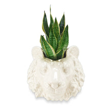 Load image into Gallery viewer, Pot, 1.5in, Ceramic, Tiger Head Wall Planter