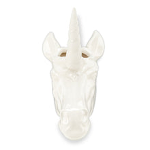 Load image into Gallery viewer, Pot, 1.5in, Ceramic, Unicorn Head Wall Planter