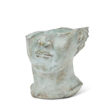 Load image into Gallery viewer, Planter, Cement, Half Male Face Sculpture