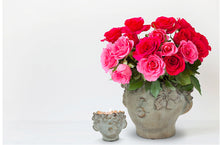 Load image into Gallery viewer, Planter, Cement, Kissing Face, Large