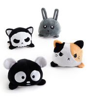 Load image into Gallery viewer, Reversible Happy/Angry Animal Plush