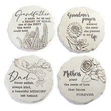 Load image into Gallery viewer, Polystone Memorial Stepping Stone, 4 Styles