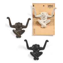 Load image into Gallery viewer, Cast Iron Monkey Double Wall Hook, 3 Styles