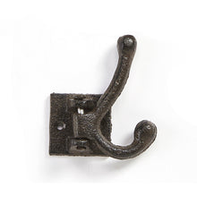 Load image into Gallery viewer, Cast Iron Double Wall Hook with Swivel, 3 Styles