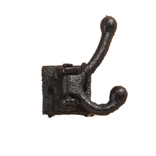 Load image into Gallery viewer, Cast Iron Double Wall Hook with Swivel, 3 Styles
