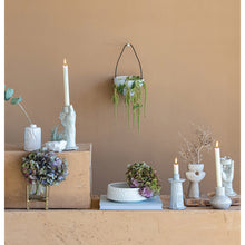 Load image into Gallery viewer, Planter, 8in, Terracotta, White Hanging Cone