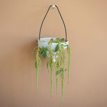 Load image into Gallery viewer, Planter, 8in, Terracotta, White Hanging Cone