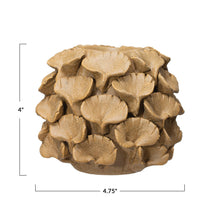 Load image into Gallery viewer, Pot, 3in, Stoneware, Sculpted Shells, Sand Finish