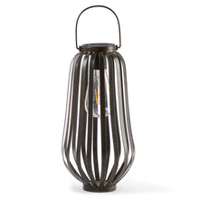 Load image into Gallery viewer, Black/Bronze Solar Lantern with Bulb