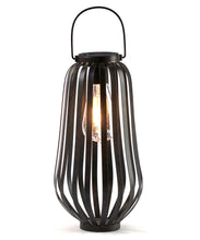 Load image into Gallery viewer, Black/Bronze Solar Lantern with Bulb