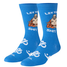 Load image into Gallery viewer, Women's Crew Socks, 5-11, Let That Sh!t Go