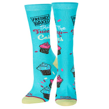 Load image into Gallery viewer, Women's Crew Socks, 5-10, Shut The Fuccupcakes