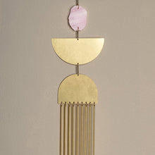 Load image into Gallery viewer, Nebula & Rose Quartz Wall Hanging
