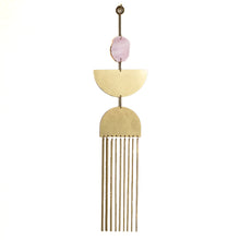 Load image into Gallery viewer, Nebula & Rose Quartz Wall Hanging