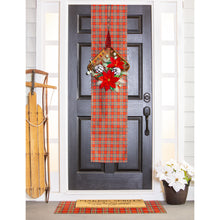 Load image into Gallery viewer, Christmas Tartan Door Runner
