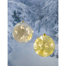 Load image into Gallery viewer, Outdoor LED Deer Stencil Ornament, 8in, 2 Colours