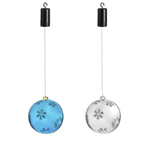 Load image into Gallery viewer, Outdoor LED Snowflake Stencil Ornament, 8in