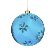 Load image into Gallery viewer, Outdoor LED Snowflake Stencil Ornament, 8in