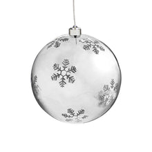 Load image into Gallery viewer, Outdoor LED Snowflake Stencil Ornament, 8in