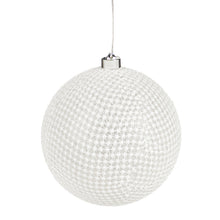 Load image into Gallery viewer, Outdoor LED Glitter Laced Ornament, 8in, 2 Styles