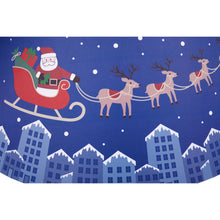 Load image into Gallery viewer, Santa's Sleigh LED Fabric Tree Collar, 25in dia.
