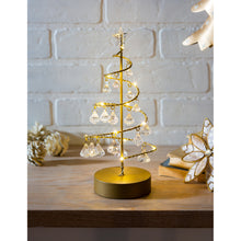 Load image into Gallery viewer, LED Christmas Tree with Crystal Ornaments, 12in