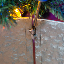 Load image into Gallery viewer, Merry Christmas Cardinal Metal Tree Collar, 30in