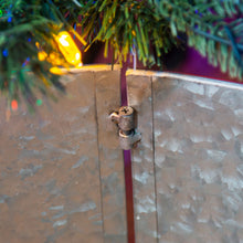 Load image into Gallery viewer, Merry Christmas Cardinal Metal Tree Collar, 30in