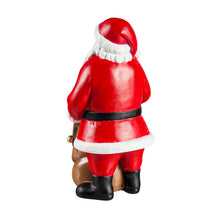 Load image into Gallery viewer, Polyresin Santa with Figurine, 5.75in