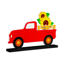 Load image into Gallery viewer, Wood Truck Decor with 8 Seasonal Icons, 9pc Set