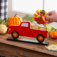 Load image into Gallery viewer, Wood Truck Decor with 8 Seasonal Icons, 9pc Set