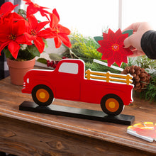 Load image into Gallery viewer, Wood Truck Decor with 8 Seasonal Icons, 9pc Set