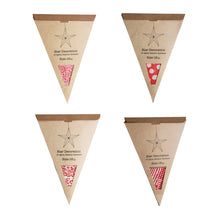 Load image into Gallery viewer, LED 5-Point Printed Paper Star Ornament, 18in