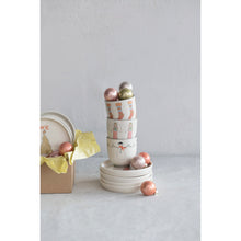 Load image into Gallery viewer, Hand-Painted Stoneware Plate w/ Holiday Icon, 5in