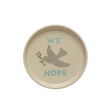 Load image into Gallery viewer, Hand-Painted Stoneware Plate w/ Holiday Icon, 5in