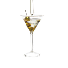 Load image into Gallery viewer, Glass Cocktail Ornament, 3in