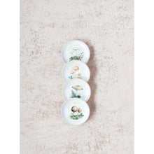 Load image into Gallery viewer, Stoneware Plate with Mushroom & Greeting, 3in