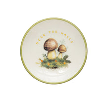 Load image into Gallery viewer, Stoneware Plate with Mushroom & Greeting, 3in