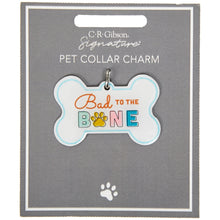 Load image into Gallery viewer, Bad to the Bone Pet Collar Charm