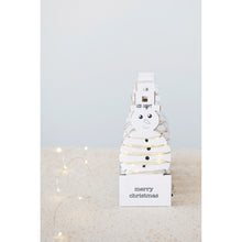 Load image into Gallery viewer, LED String Lights on Paper Snowman Card, 82in