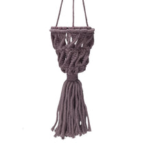 Load image into Gallery viewer, Hand-Woven Macrame Plant Hanger Ornament, 3.5in