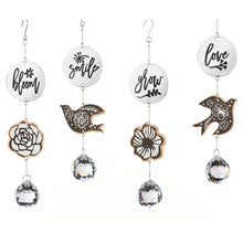 Load image into Gallery viewer, Scandi Garden Suncatcher with Sentiment, 7.5in
