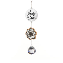 Load image into Gallery viewer, Scandi Garden Suncatcher with Sentiment, 7.5in