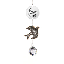 Load image into Gallery viewer, Scandi Garden Suncatcher with Sentiment, 7.5in