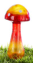Load image into Gallery viewer, Solar Sunny Days Mushroom Garden Stake, 12.25in