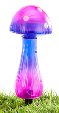 Load image into Gallery viewer, Solar Sunny Days Mushroom Garden Stake, 12.25in