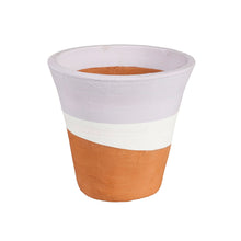 Load image into Gallery viewer, Pot, 6in, Terracotta, Painted Tranquil Colours