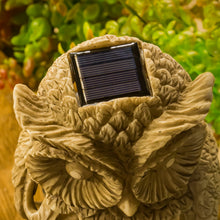 Load image into Gallery viewer, Solar Bug Zapper Garden Statue, Owl, 10in